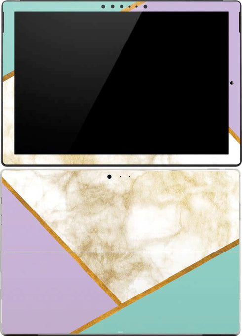 Angled Marble Surface Pro 4 Skin